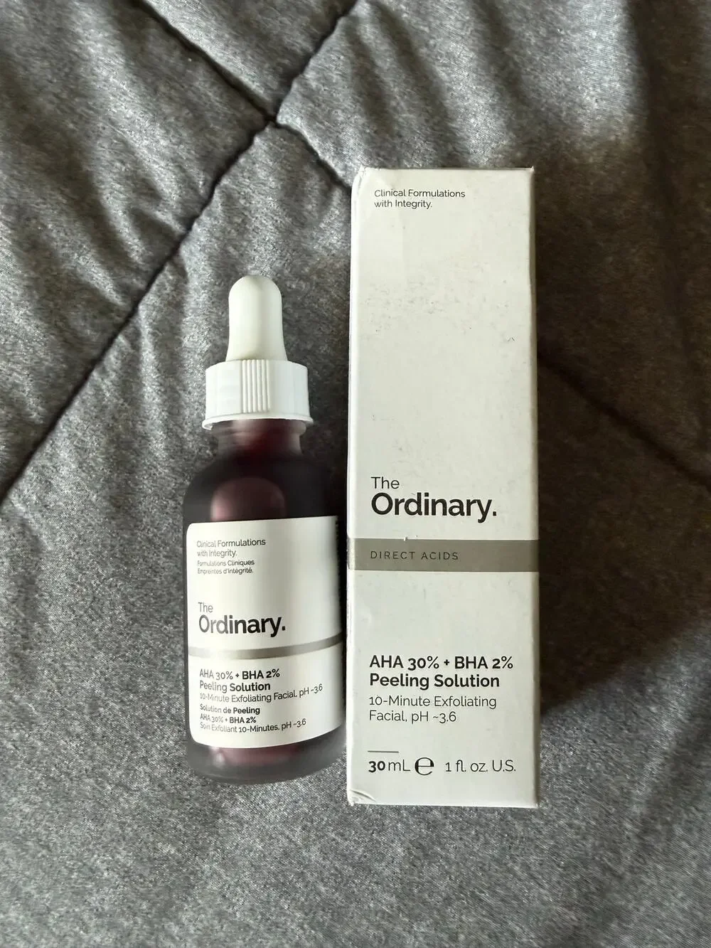 The Ordinary Direct Acids Peeling Solution NIB